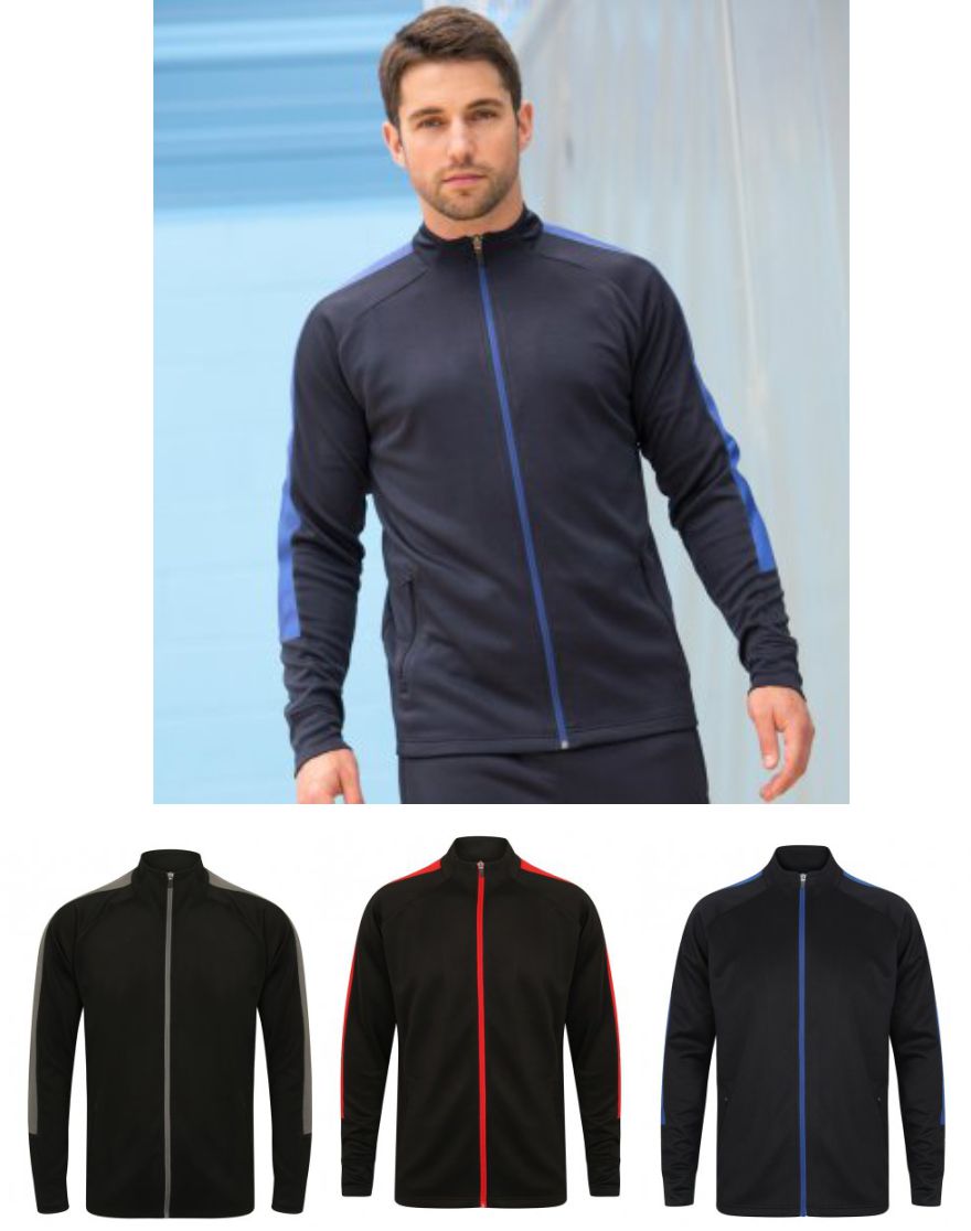 LV871 Finden & Hales Knitted Tracksuit Top - Click Image to Close